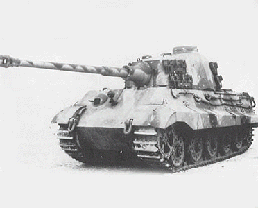 Military - Former German Army WWII - Main Battle Tank (Plastic) -- Sd.Kfz. 182 Tiger B with Henschel-Style Turret