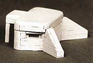 Military - Resin Structure Castings -- Russian Eastern Front ("Stalin Line") Machine Gun Bunker
