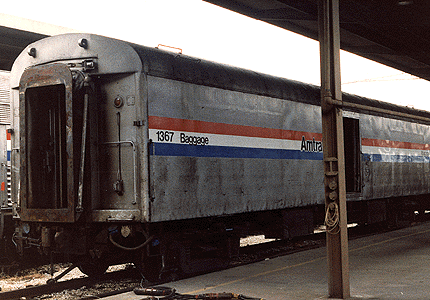 50' Amtrak Short Baggage Car