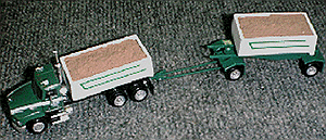 Construction - Dump Truck & Custom Transfer Dump Trailer -- Mack Conventional Frank Alegre