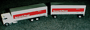 American Trucks - Tractor/Trailer - Peterbilt Cabover -- w/Van Trailer Smart & Final
