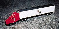 American Trucks - Tractor/Trailer - Kenworth T600 3-Axle Conventional -- w/Aerosleeper; 53' Dry Van Trailer Tiger Lines