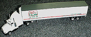 American Trucks - Tractor/Trailer - Kenworth T600 3-Axle Conventional -- w/Aerosleeper; 53' Reefer Van Trailer Big Valley Distributing