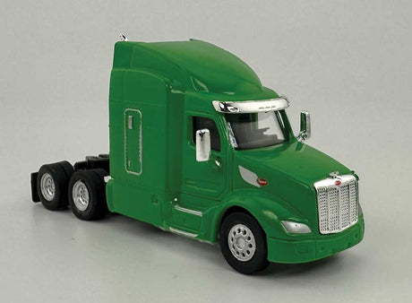 Peterbilt 579 Sleeper-Cab Semi Tractor - Assembled -- Lime Green