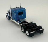 Peterbilt 589 72" Sleeper-Cab Semi Tractor - Assembled -- Metallic Blue-2