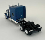 Peterbilt 589 Stand-Up Sleeper-Cab Semi Tractor - Assembled -- Metallic Blue-2