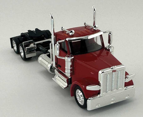 Peterbilt 589 2-Axle Day-Cab Semi Tractor - Assembled -- Red-1