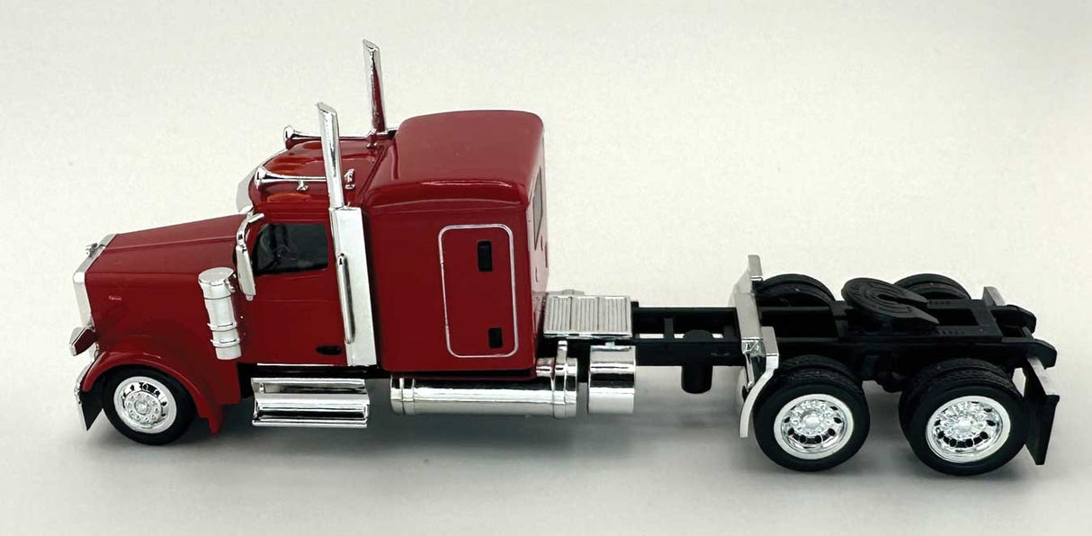 Peterbilt 589 72" Sleeper-Cab Semi Tractor - Assembled -- Red-3