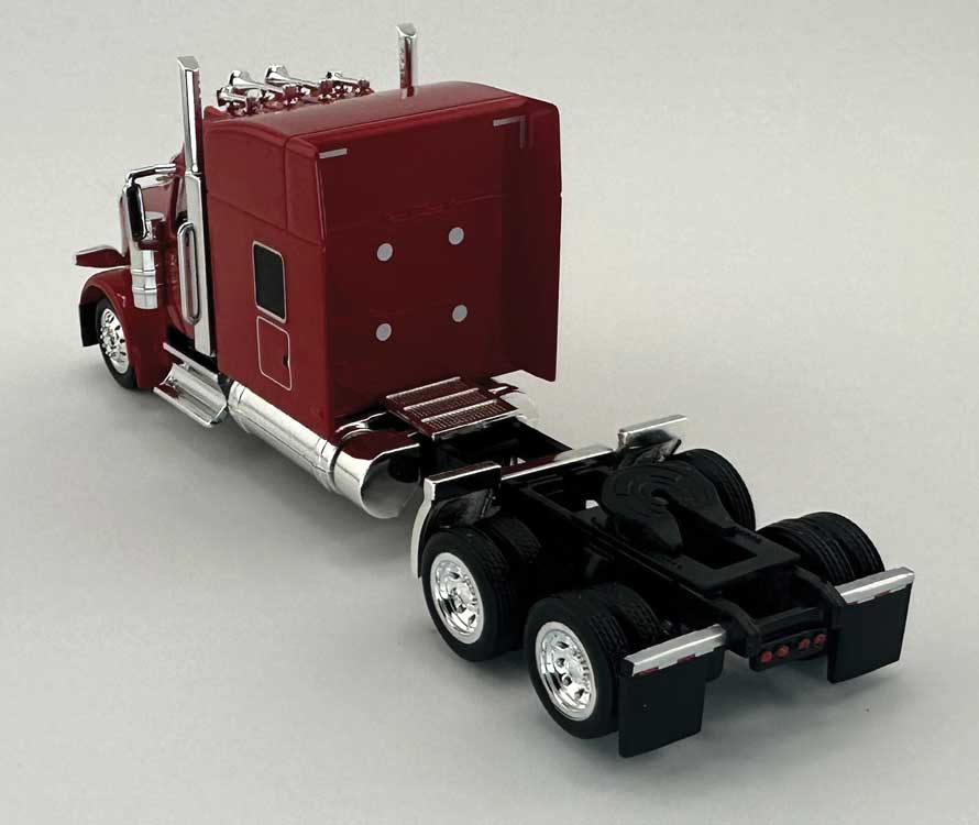 Peterbilt 589 Stand-Up Sleeper-Cab Semi Tractor - Assembled -- Red-2