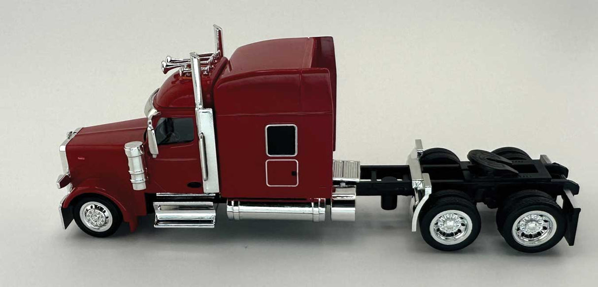 Peterbilt 589 Stand-Up Sleeper-Cab Semi Tractor - Assembled -- Red-3