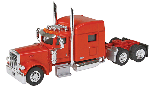 Peterbilt 389 with 70" Standup Sleeper -- Orange