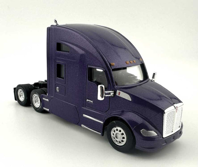 Kenworth T-680 Sleeper-Cab Semi Tractor - Assembled -- Purple