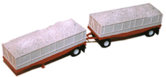 Trailers Only -- 24' Double Flatbeds w/Garlic Box Loads