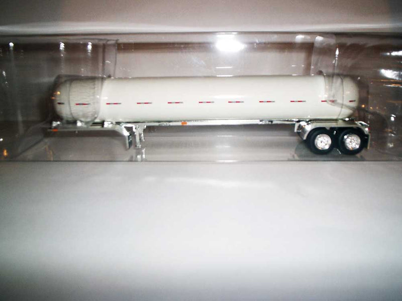 Propane Tank Semi Trailer Only - Assembled -- White, Chrome Frame