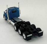 Kenworth 990 3-Axle Day-Cab Semi Tractor - Assembled -- Metallic Blue-2