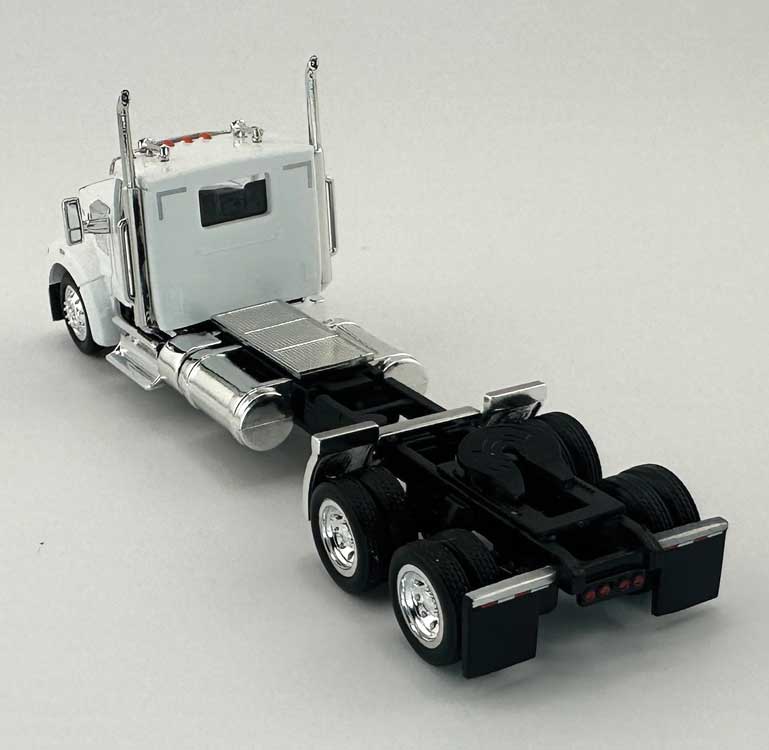 Kenworth 990 2-Axle Day-Cab Semi Tractor - Assembled -- White-2
