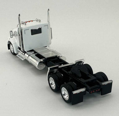 Kenworth 990 2-Axle Day-Cab Semi Tractor - Assembled -- White-2