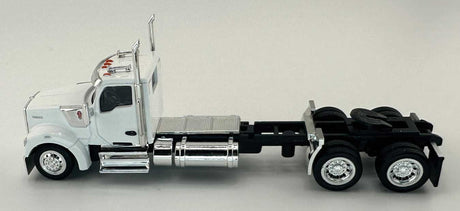 Kenworth 990 2-Axle Day-Cab Semi Tractor - Assembled -- White-3
