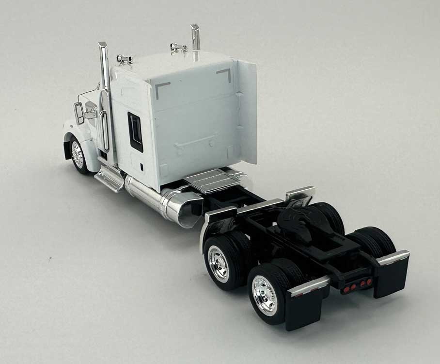 Kenworth 990 Stand-Up Sleeper-Cab Semi Tractor - Assembled -- White-2