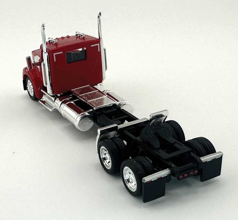 Kenworth 990 2-Axle Day-Cab Semi Tractor - Assembled -- Red-2