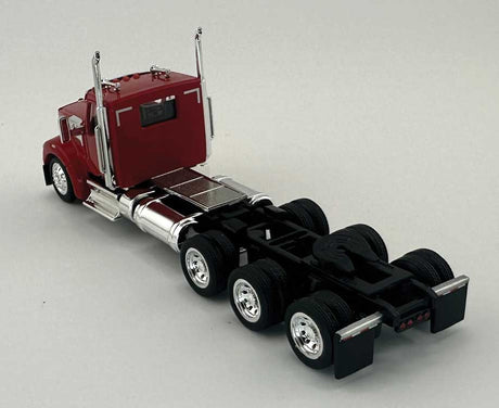 Kenworth 990 3-Axle Day-Cab Semi Tractor - Assembled -- Red-2