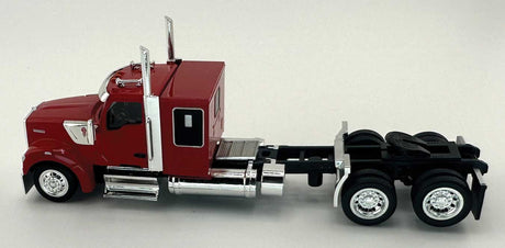 Kenworth 990 Flat-Top Sleeper-Cab Semi Tractor - Assembled -- Red-3