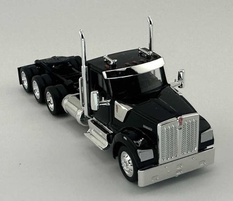 Kenworth 990 3-Axle Day-Cab Semi Tractor - Assembled -- Black-1