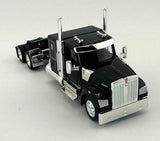 Kenworth 990 Flat-Top Sleeper-Cab Semi Tractor - Assembled -- Black-1