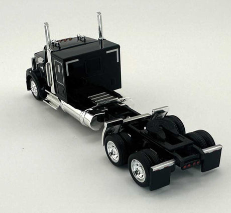 Kenworth 990 Flat-Top Sleeper-Cab Semi Tractor - Assembled -- Black-2
