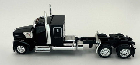 Kenworth 990 Flat-Top Sleeper-Cab Semi Tractor - Assembled -- Black-3