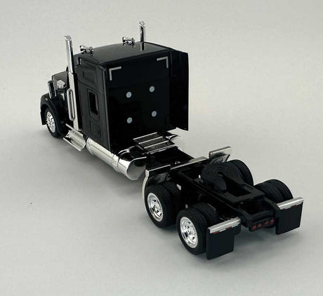 Kenworth 990 Stand-Up Sleeper-Cab Semi Tractor - Assembled -- Black-2