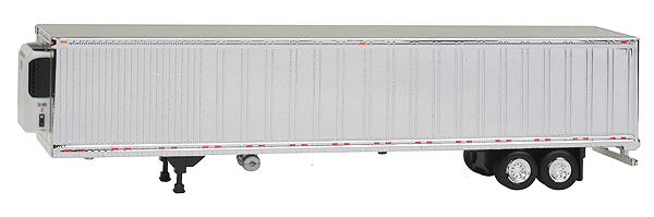 53' Reefer Van Trailer - Assembled -- Painted, Unlettered (chrome)