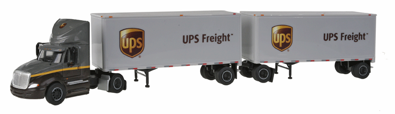 Prostar w/Double Trailers - Assembled -- UPS Freight