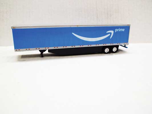 53' Dry Van Trailer - Assembled -- Amazon Prime (gray, blue)-1