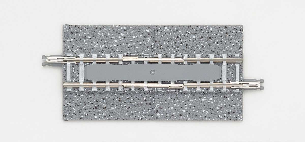 V70-WP Variable-Length Straight Wide Roadbed with Concrete Ties - Fine Track -- pkg(2)