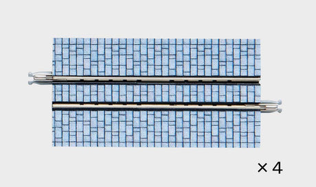 Cobblestone Pavement Street Track S140-WT(S) - Fine Track -- 5-1/2"  140mm pkg(4)