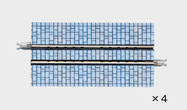 Cobblestone Pavement Street Track S140-WT(S) - Fine Track -- 5-1/2"  140mm pkg(4)