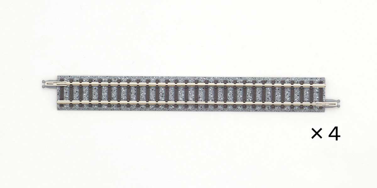 Straight Track S140 - Fine Track -- 5-1/2"  140mm pkg(4)