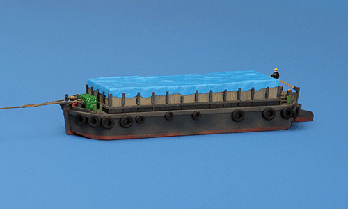 Barge - Kit -- 5-7/8"  15cm Long (rust)