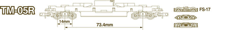 TM-05R Class A Power Chassis, Scale Length: 62'4"  17m - Standard DC -- Kit