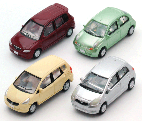 Compact Station Wagon Set -- 4 Different Styles