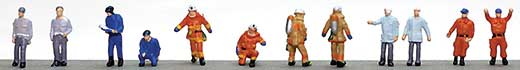 People in Fire Station -- Firefighters pkg(12)