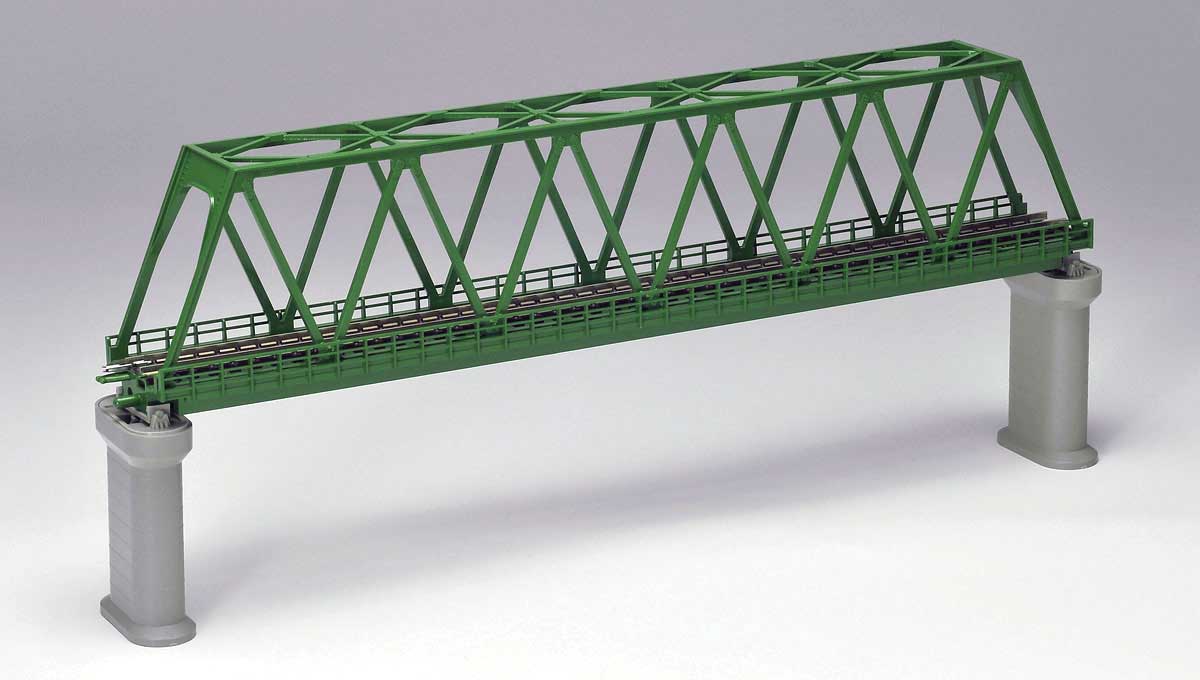 Truss Bridge Set with Piers - Fine Track