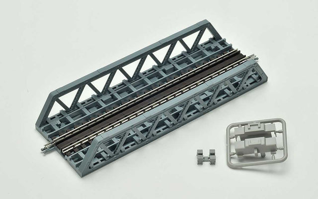 Pony Truss Steel Bridge - Kit -- 5-1/2"  14cm (blue)