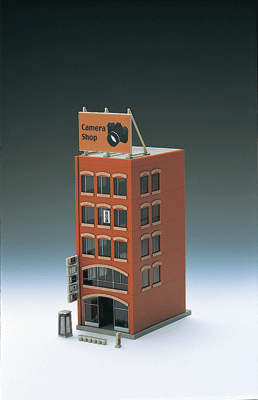Brick Medium-Sized Office Building -- Assembled