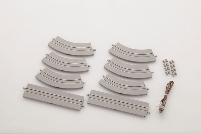 Trolley/Streetcar Track System -- Small Loop Set 4-1/2"  11.4cm Radius