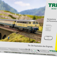 50 Years of the Class 216 Passenger Starter Set - Standard DC - Minitrix -- German Federal Railway (Era IV) 230 Volts