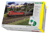 Diesel Freight Starter Set - Standard DC - Minitrix - My Hobby -- German Federal Railroad DB Class 216, 2 Cars, Track Oval, Digital Controller-4