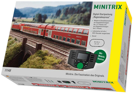 Regional Express Digital Starter Set - Sound and DCC -- German Railroad DB AG (Era VI) Class 245 Electric, 2 Cars, Mobile Station, T-1