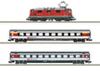 EC Digital Starter Set - Sound and DCC -- Swiss Federal Railways SBB 4/4 II, 2 Cars, Track Oval, Mobile Station Contro